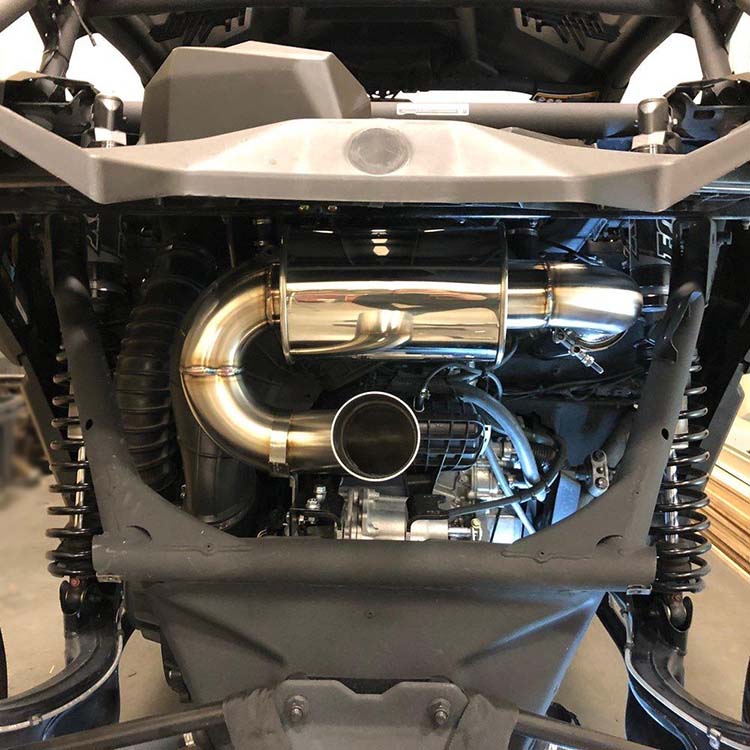 2020 Can-Am X3 Turbo RR Stage 3 Performance Package: Sport Exhaust-Exhaust-Treal Performance-No Intake System-Without Resonator-No Tip-Black Market UTV