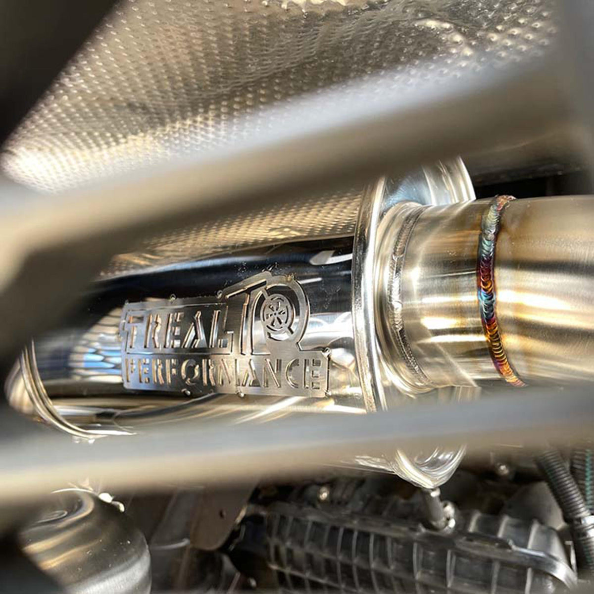 Treal Performance | 2017-2025 Can-Am Maverick X3 Sport Exhaust-Exhaust-Treal Performance B2B-No Tip Attachment-Non Resonated Front Section-Black Market UTV