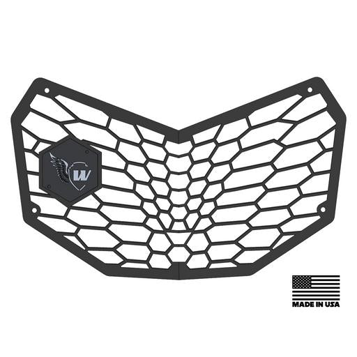 WSRD Terminator Front Grill | Can-Am X3-Front Grill-WSRD-Raw Finish (No Coating)-Black Market UTV