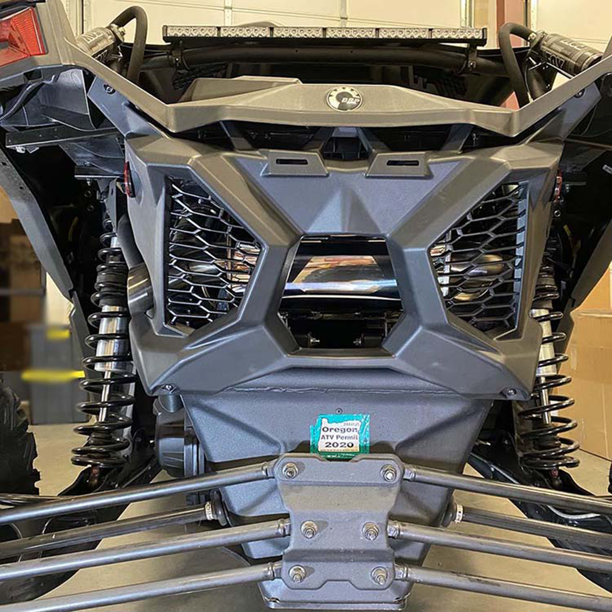 Treal Performance | 2017-2025 Can-Am Maverick X3 Trail Side Exit Exhaust System-Exhaust-Treal Performance B2B-Non-Resonated Front Section-Black Market UTV