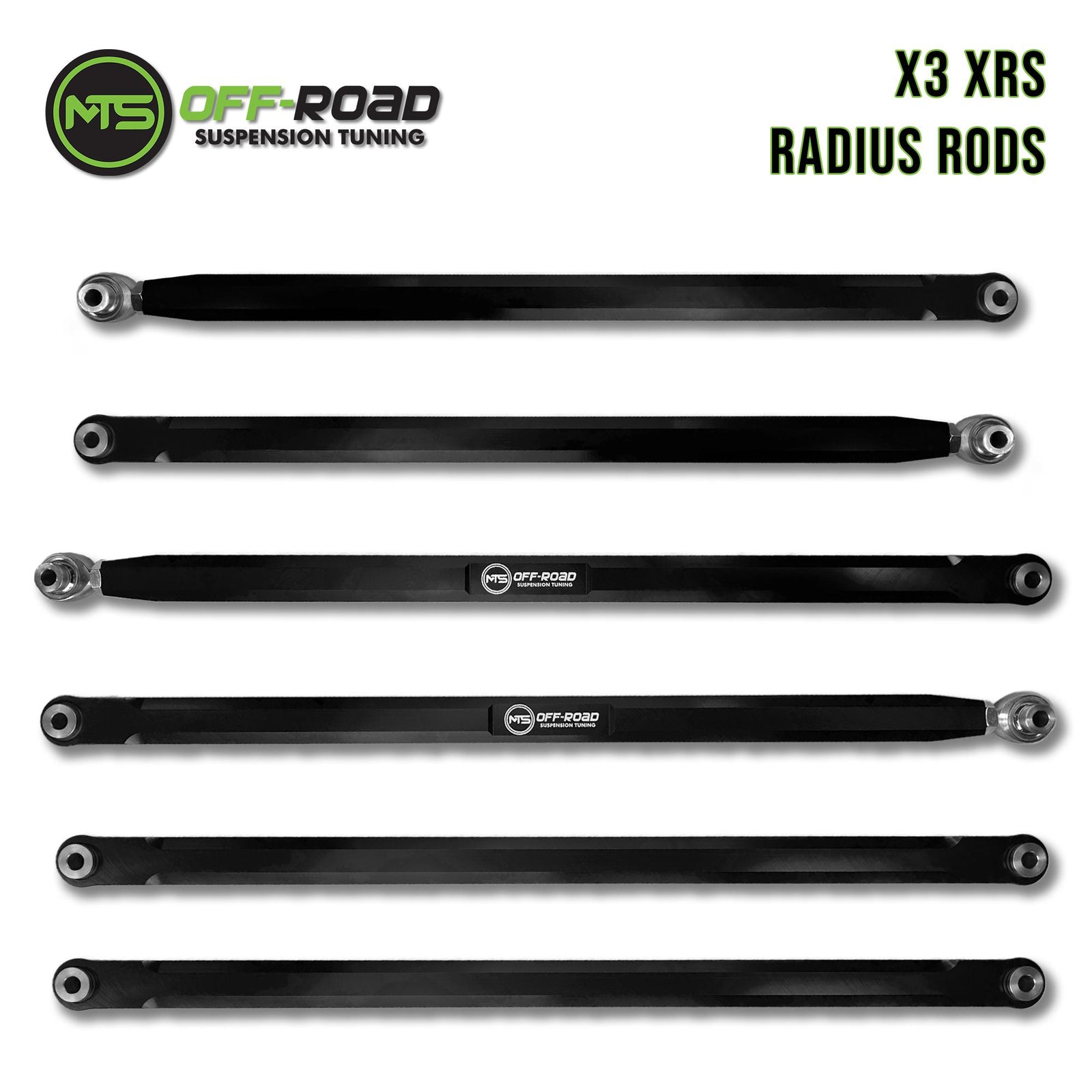 MTS Off-Road Can-Am X3 XRS Radius Rods-Radius Rods-MTS Off-Road-Black Market UTV