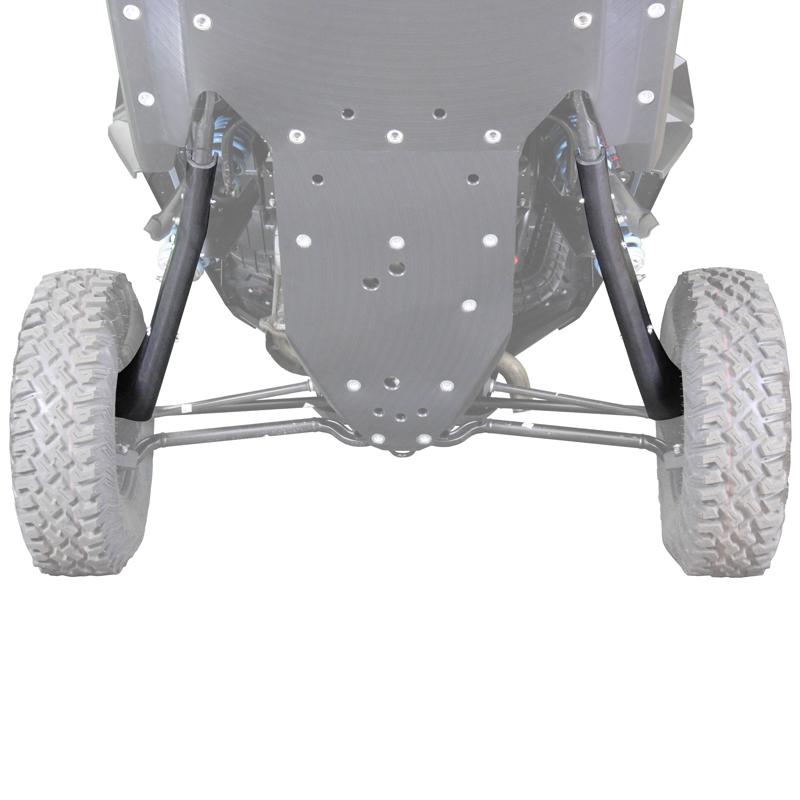 Polaris RZR XP Turbo S UHMW Trailing Arm Guards-Trailing Arm Guards-Factory UTV-Black Market UTV