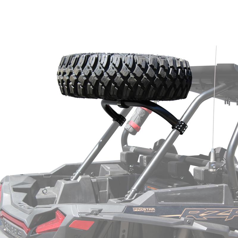 Polaris RZR XP Above the Roof Spare Tire Mount-Spare Tire Mounts-Factory UTV-Black Market UTV
