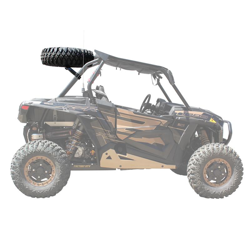Polaris RZR XP Above the Roof Spare Tire Mount-Spare Tire Mounts-Factory UTV-Black Market UTV