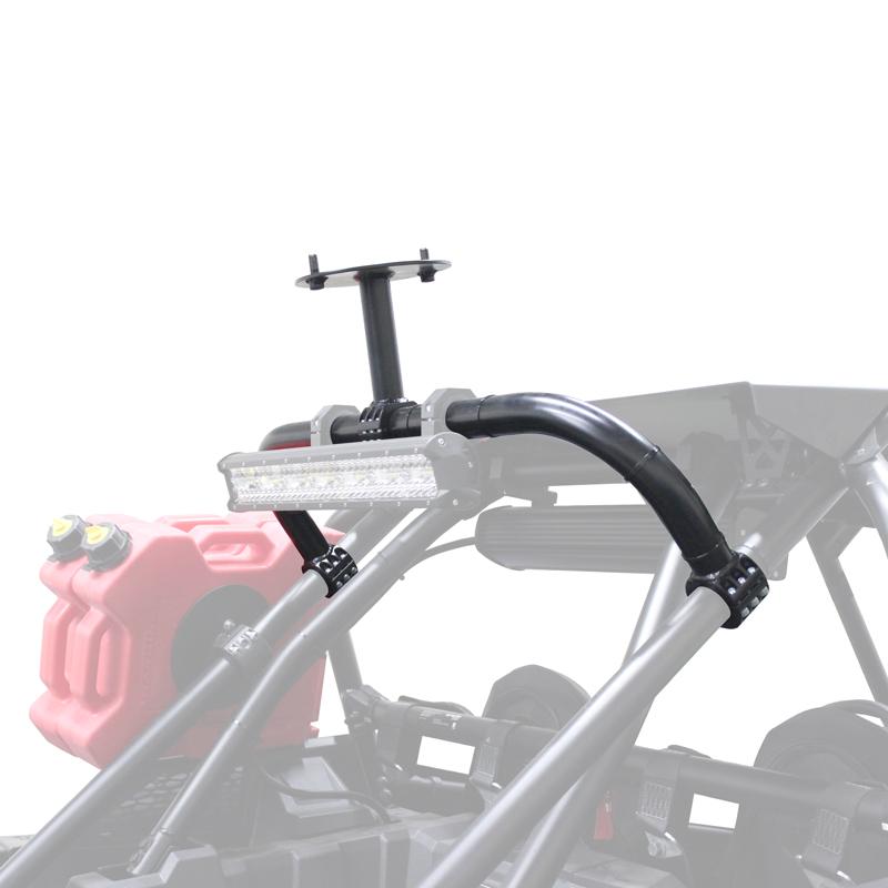 Polaris RZR XP Turbo S Above the Roof Spare Tire Mount-Spare Tire Mounts-Factory UTV-Black Market UTV