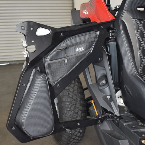 XP Pro Door Bags-Door Bags-Aces Racing-Front or 2 Seater-Black Market UTV