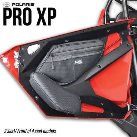 XP Pro Door Bags-Door Bags-Aces Racing-Front or 2 Seater-Black Market UTV