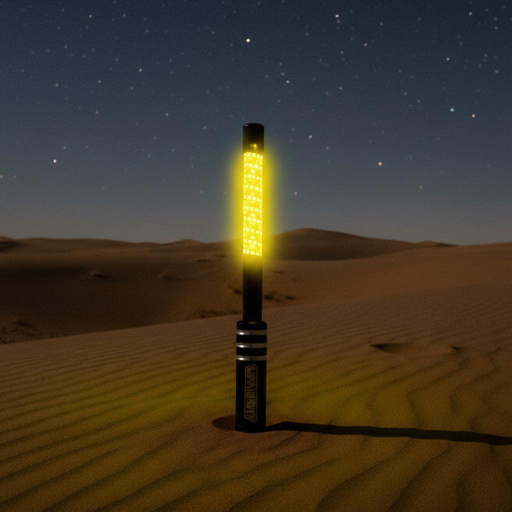 Game Changer LED Whip - Savage Sage Green Single-Marshin Whips-2 FT-YELLOW-Black Market UTV