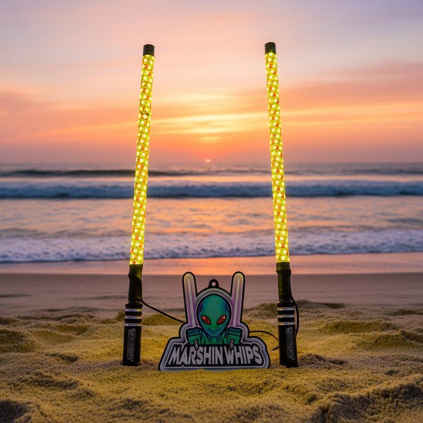 V2 Black Out LED Whip Set: The Ultimate Stealth