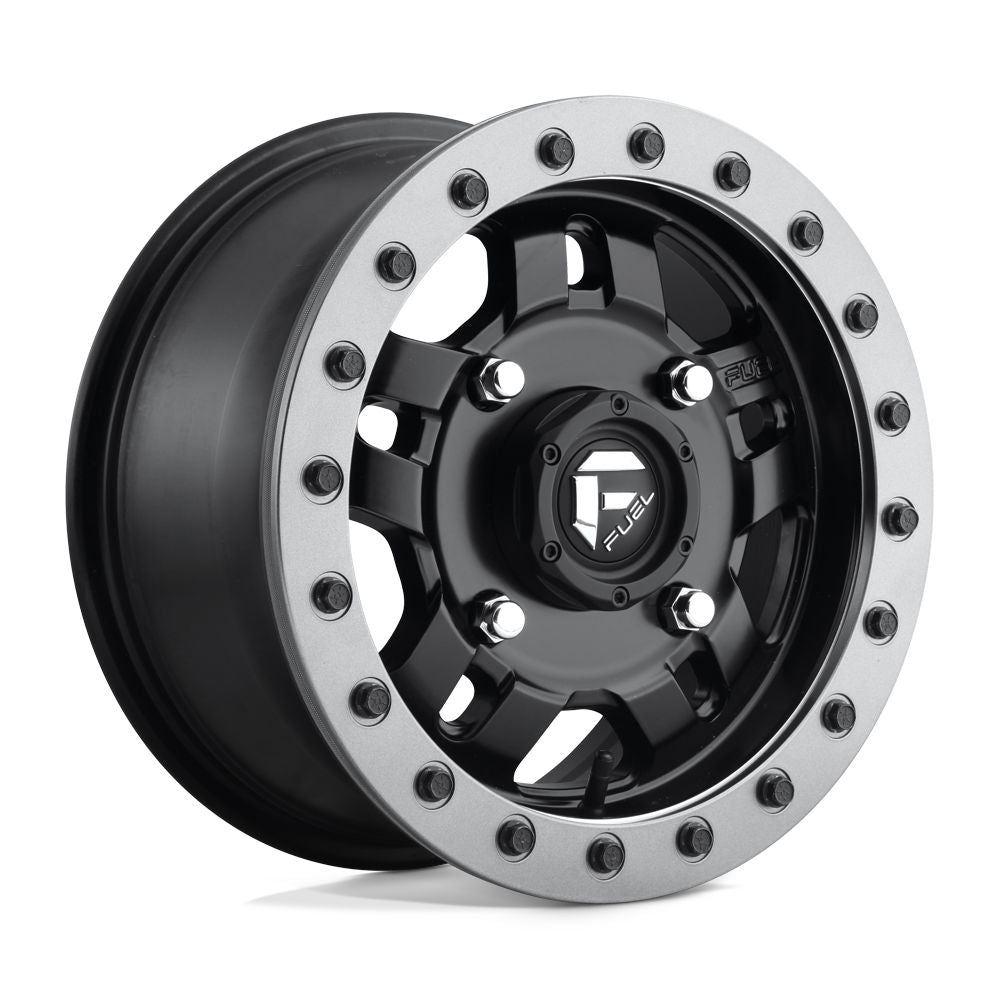 FUEL WHEELS ANZA BEADLOCK-Wheels-Fuel Wheels-MATTE BLACK-14" diameter - 14X7 13mm offset - 4X137 bolt pattern-Black Market UTV