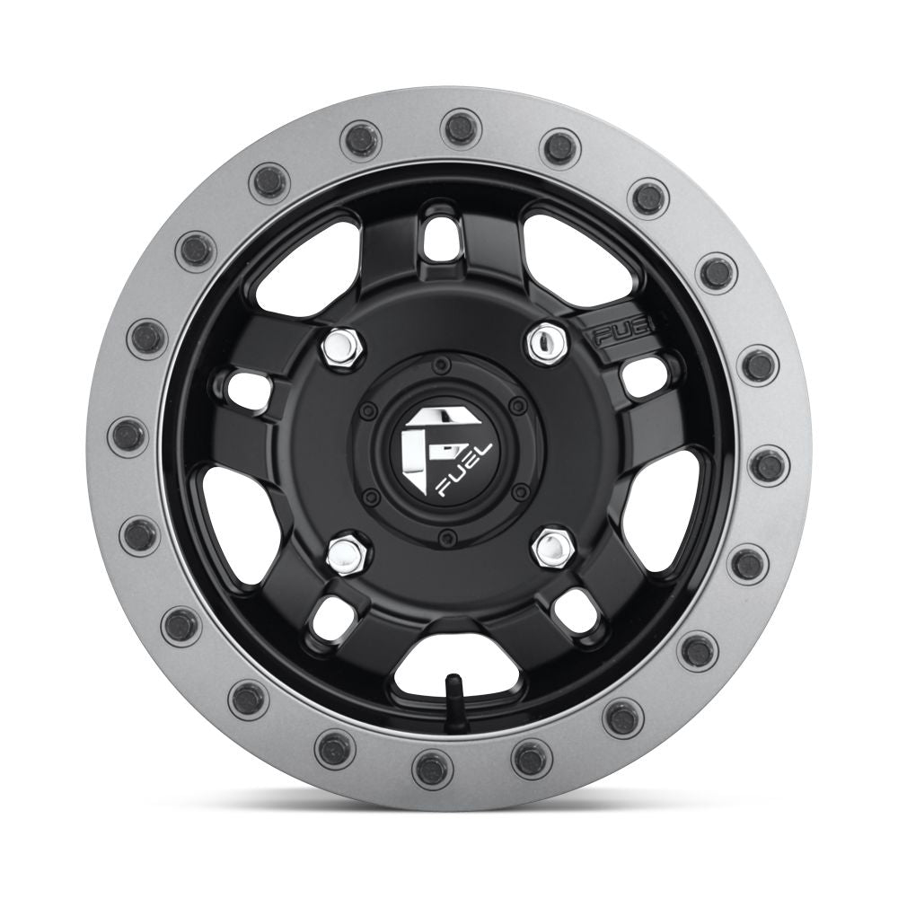 FUEL WHEELS ANZA BEADLOCK-Wheels-Fuel Wheels-MATTE BLACK-14&quot; diameter - 14X7 13mm offset - 4X137 bolt pattern-Black Market UTV