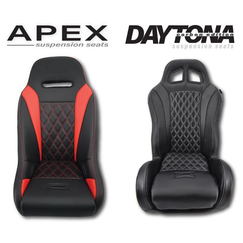 Replacement Seat Cushion for Daytona and Apex Seats-Seat Cushions-Aces Racing-Daytona-Black-Black Market UTV