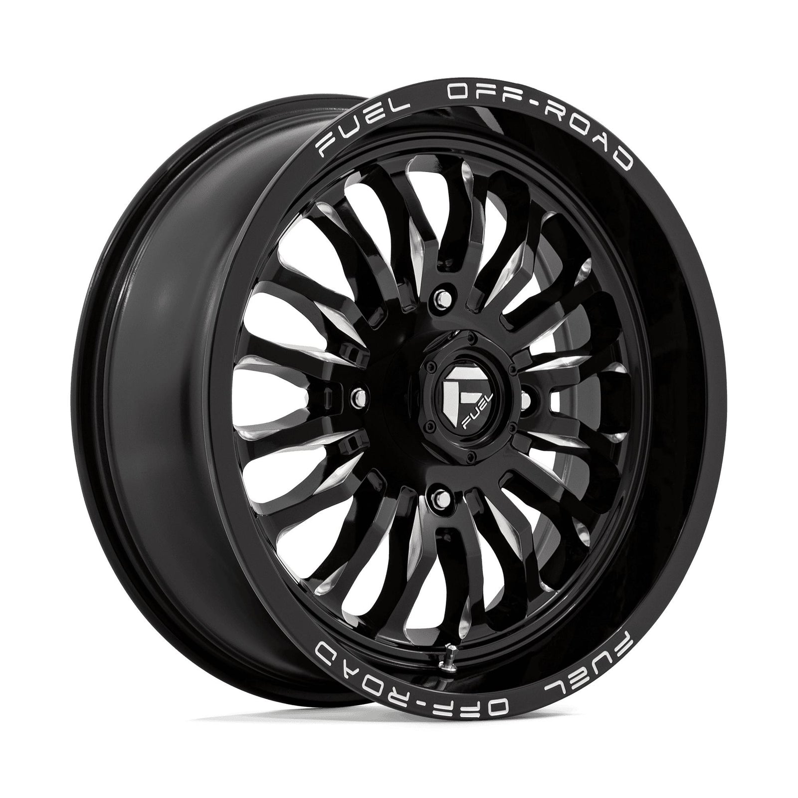 Fuel Off-road - ARC Wheels-Wheels-Fuel Wheels-GLOSS BLACK MILLED-4x137-18x7 (13mm)-Black Market UTV