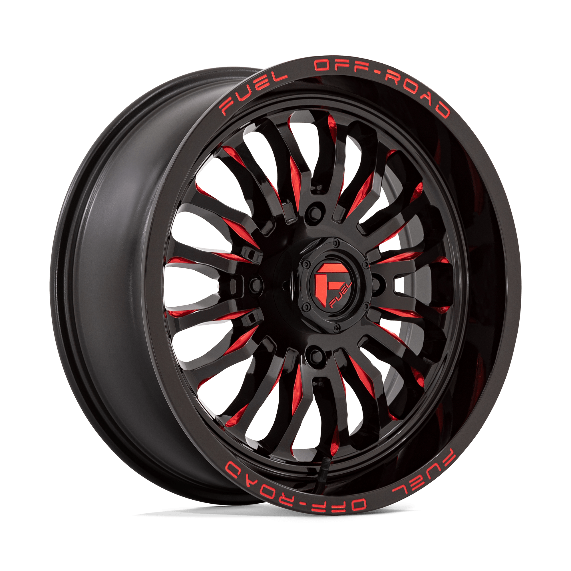 FUEL WHEELS ARC UTV-Wheels-Fuel Wheels-GLOSS BLACK MILLED-18" diameter - 18X7 13mm offset - 4X137 bolt pattern-Black Market UTV