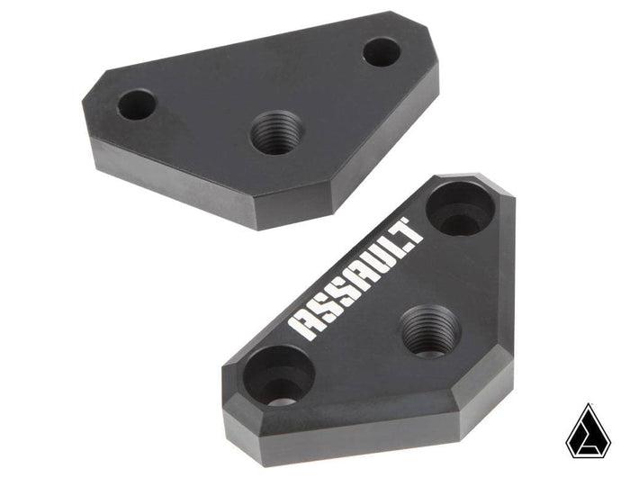 ASSAULT INDUSTRIES M10 A-PILLAR MOUNT BRACKETS (FITS: CAN AM MAVERICK X3)-Assault Industries-Black Adonized-Black Market UTV