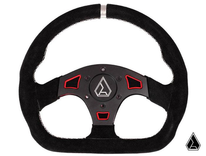 ASSAULT INDUSTRIES SUEDE BALLISTIC "D" STEERING WHEEL (UNIVERSAL)