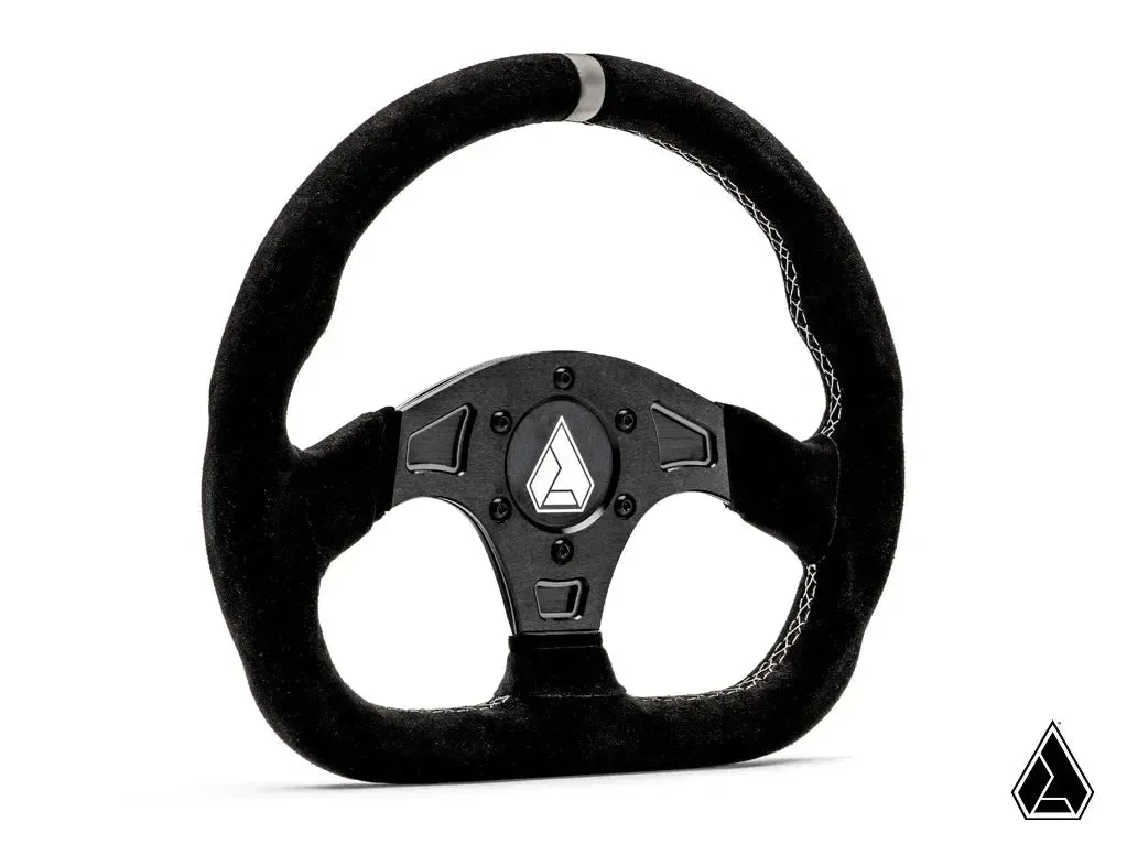 SUEDE BALLISTIC &quot;D&quot; UTV STEERING WHEEL-Steering Wheel-Super ATV-Anthracite/ SPEC OPS-Black Market UTV