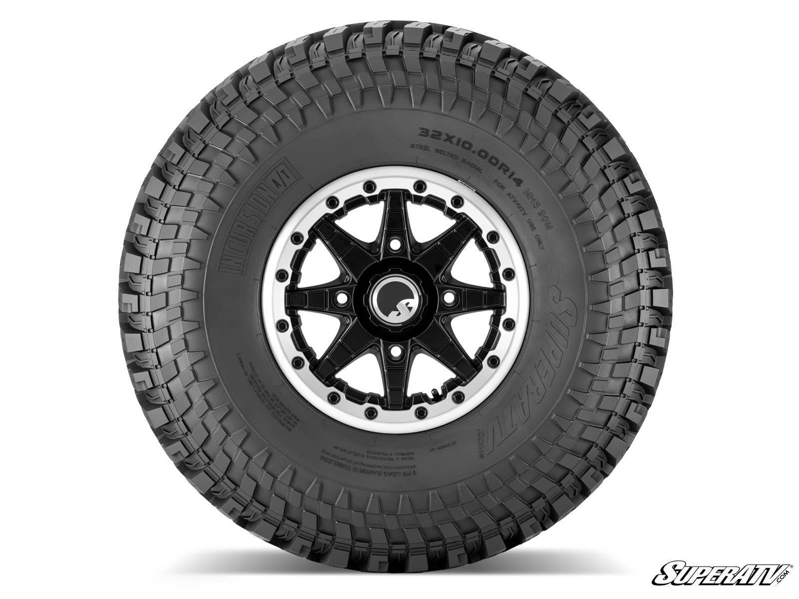 SUPERATV INCURSION A/T ALL-TERRAIN UTV/ATV TIRES-Tires-Super ATV-28x10-14-Black Market UTV