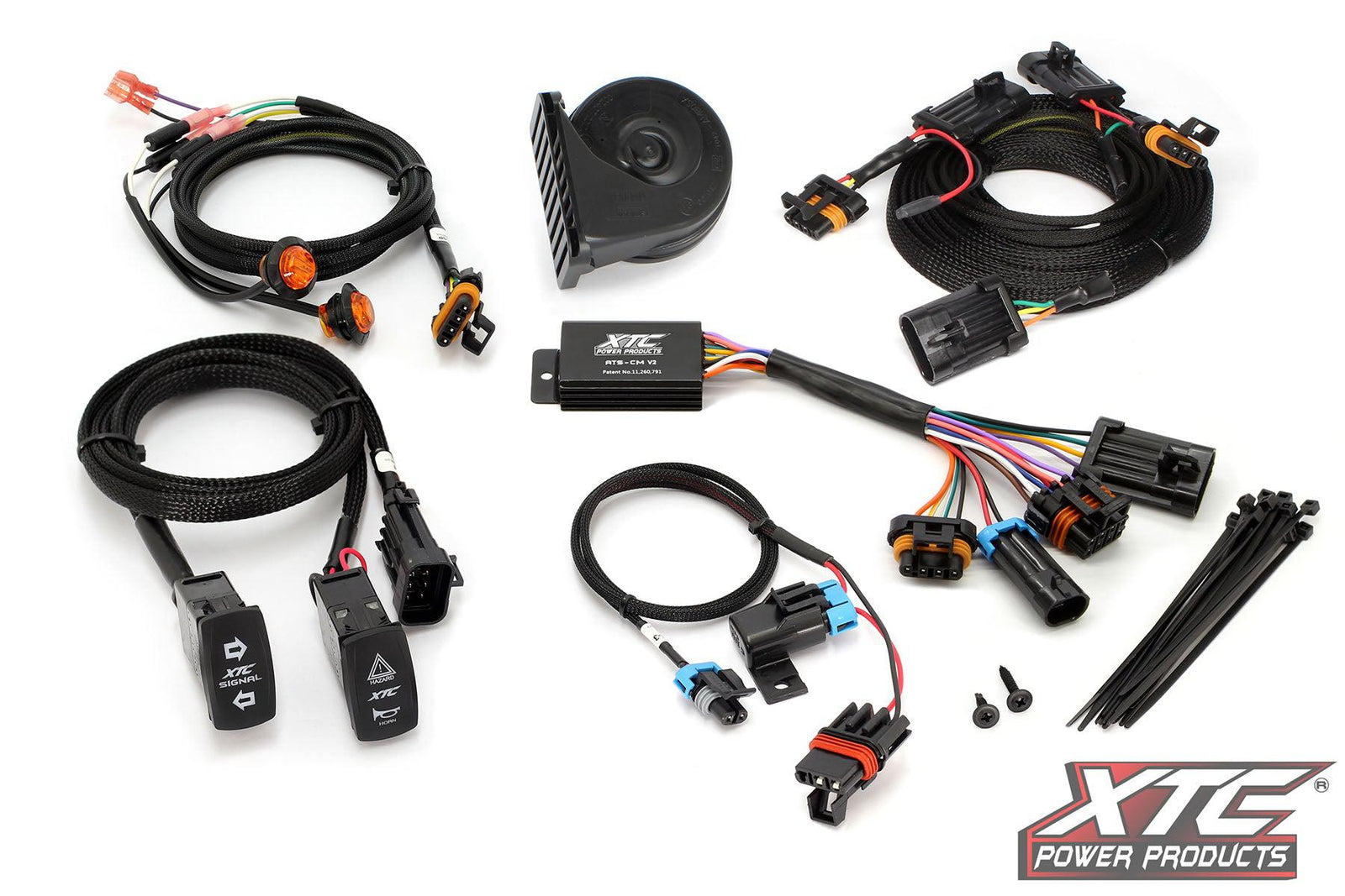POLARIS RZR PRO R SELF CANCELING TURN SIGNAL SYSTEM WITH HORN-Street Legal Kit-XTC-Black Market UTV