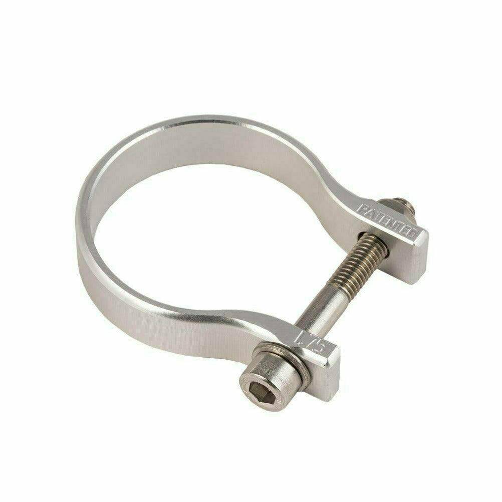 UNIVERSAL REPLACEMENT ROLL BAR CLAMP-Clamps-Axia Alloys-Silver-1.5&quot;-Black Market UTV