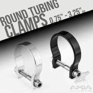 Roll Cage / Round Tubing Clamps-Clamps-Axia Alloys-Black-2.0"-Black Market UTV