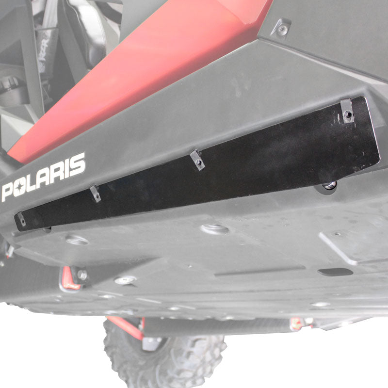 Polaris RZR Turbo R / Pro S UHMW Rock Sliders-Rock Sliders-Factory UTV-3/8&quot;-Install with Factory UTV Skid Plate-Full coverage-Black Market UTV
