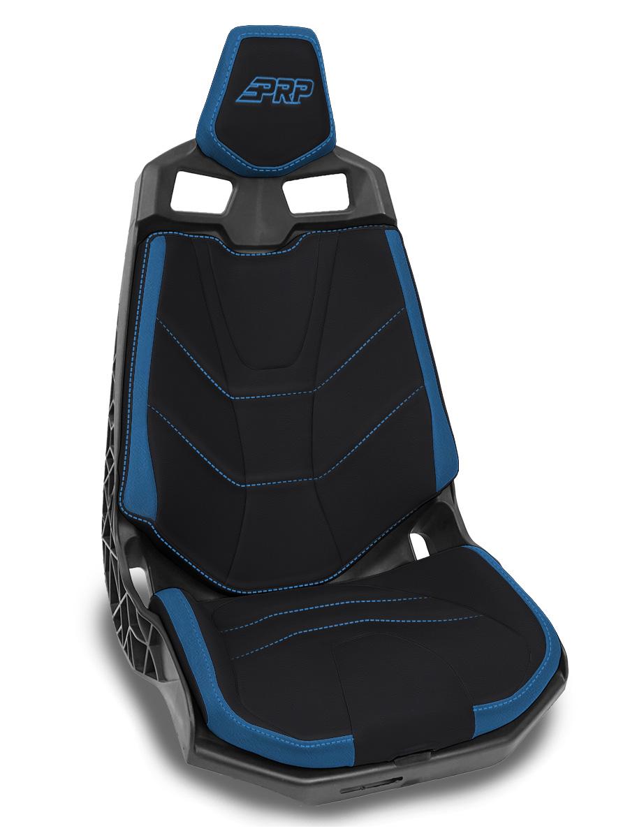 Seat Covers for Can-Am Maverick X3 &amp; Maverick R (Pair)-Seat-PRP Seats-Black and Can-Am Blue-Black Market UTV