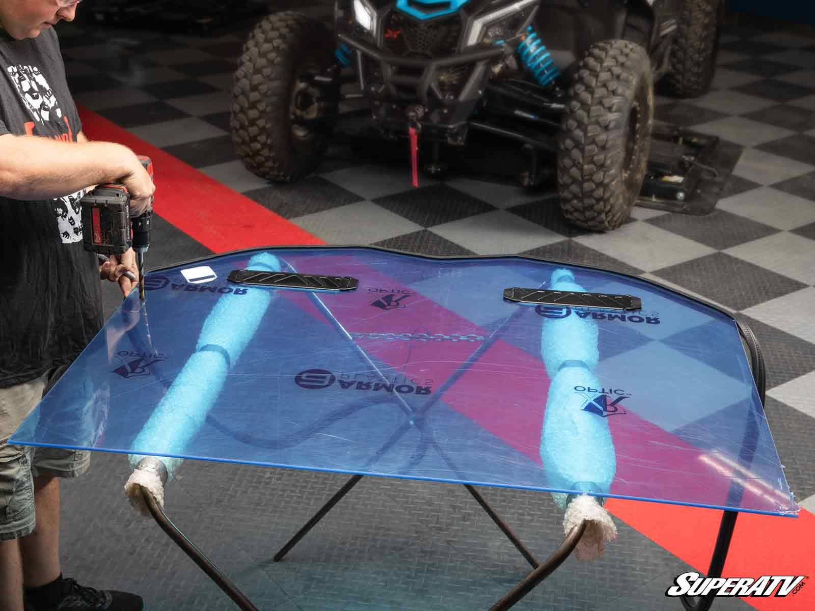 CAN-AM MAVERICK X3 CUSTOM CAGE WINDSHIELD KIT-Windshield-Super ATV-Black Market UTV