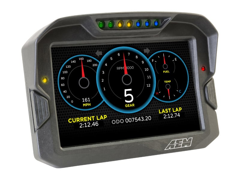 AEM CD-7 CARBON NON-LOGGING/ NON-GPS DISPLAY-Dash Display-AEM-Black Market UTV