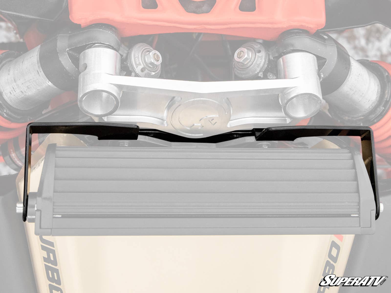 CAN-AM MAVERICK X3 12" SHOCK TOWER LIGHT BAR MOUNT-Light Bar Mount-Super ATV-No - I'll use my own light bar-Black Market UTV