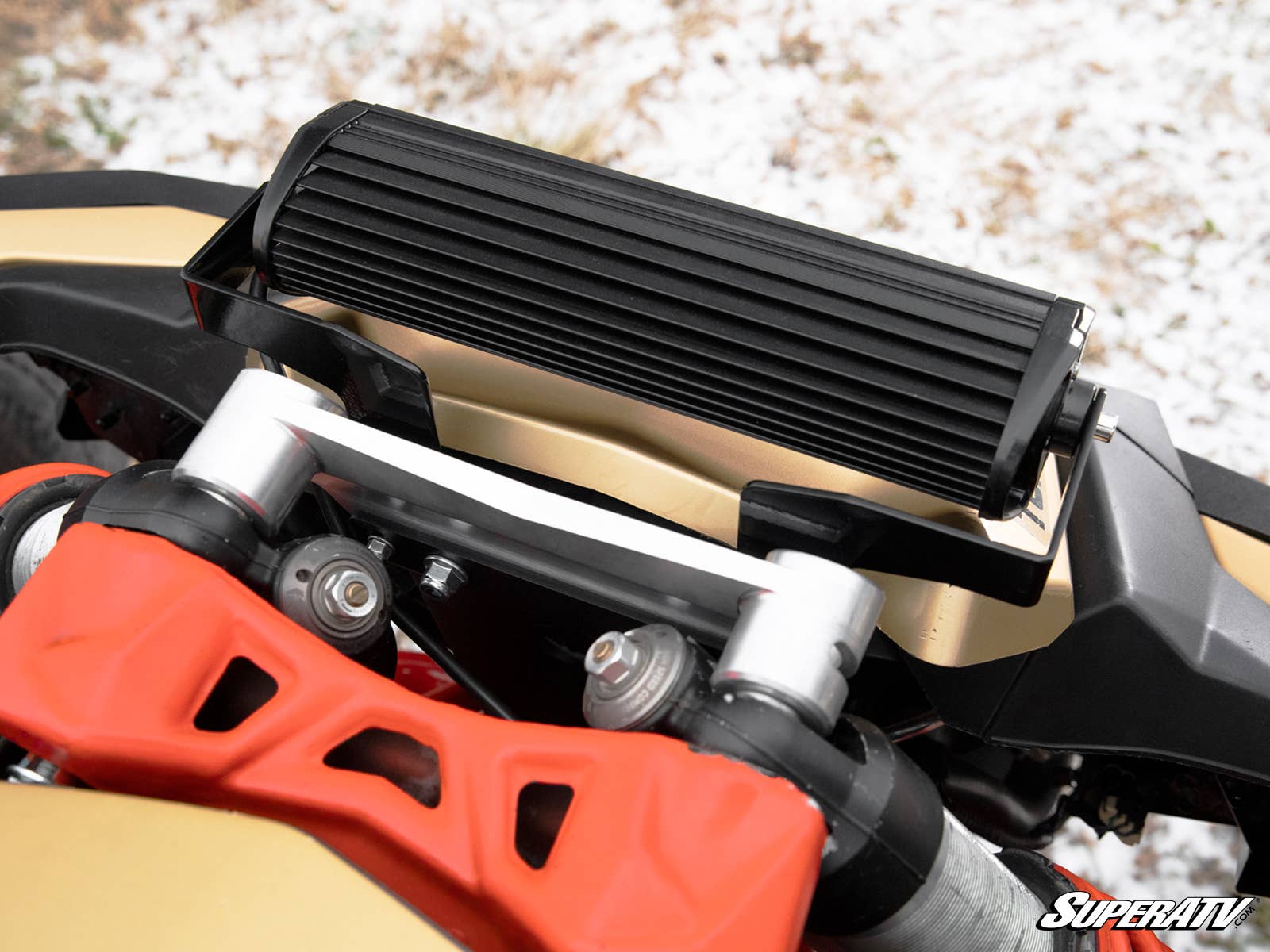 CAN-AM MAVERICK X3 12" SHOCK TOWER LIGHT BAR MOUNT-Light Bar Mount-Super ATV-No - I'll use my own light bar-Black Market UTV