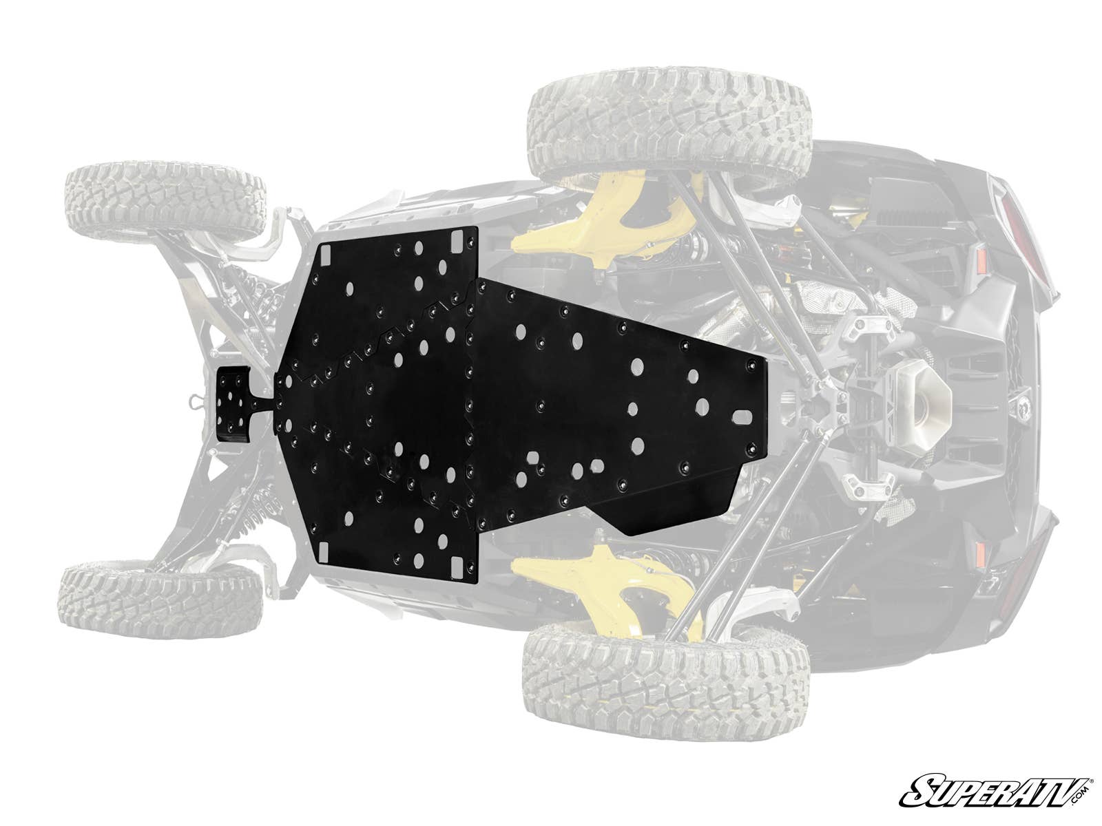 CAN-AM MAVERICK R FULL SKID PLATE-Skid Plate-Super ATV-Black Market UTV
