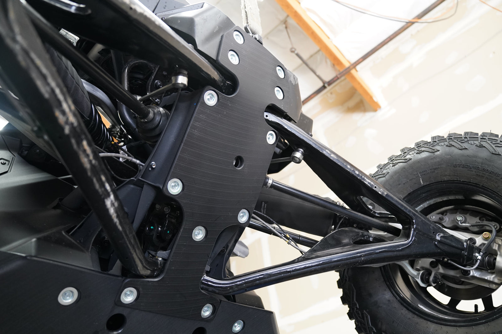 Can-Am Maverick R UHMW Skid Plate-Skid Plates-Factory UTV-Maverick R-1/2"-No X-Brace-Black Market UTV