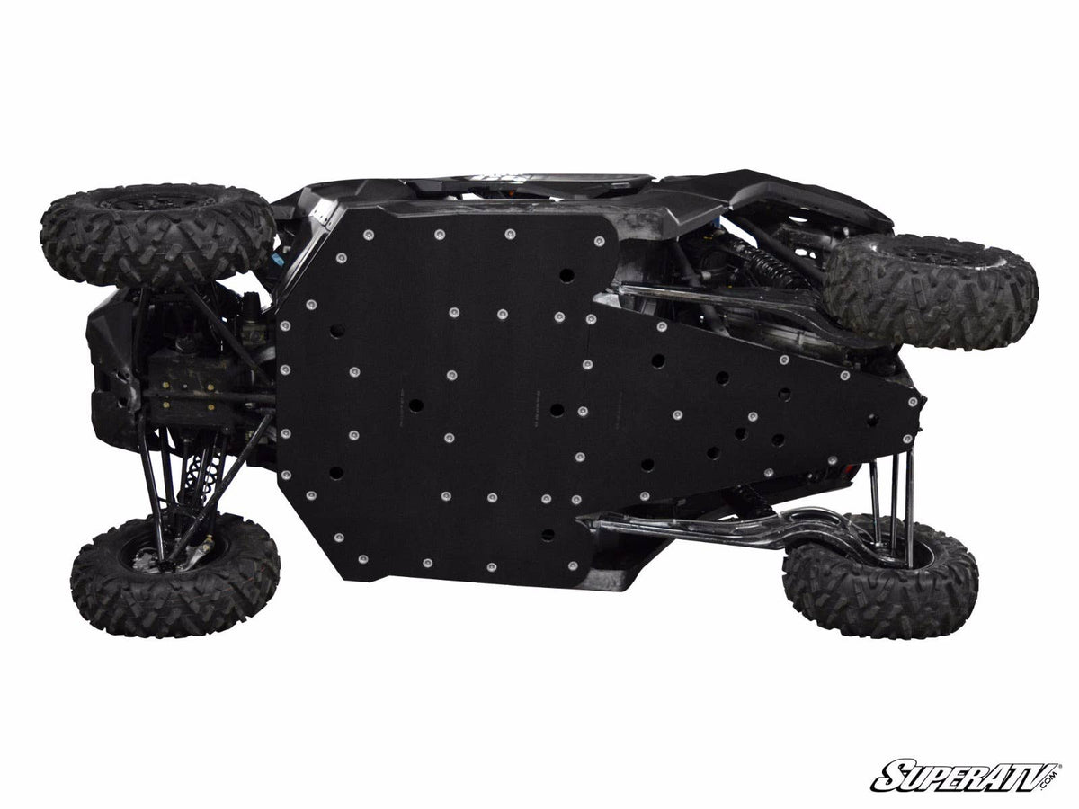 CAN-AM MAVERICK X3 FULL SKID PLATE-Pull Plate/Chassis Brace-Super ATV-Black Market UTV