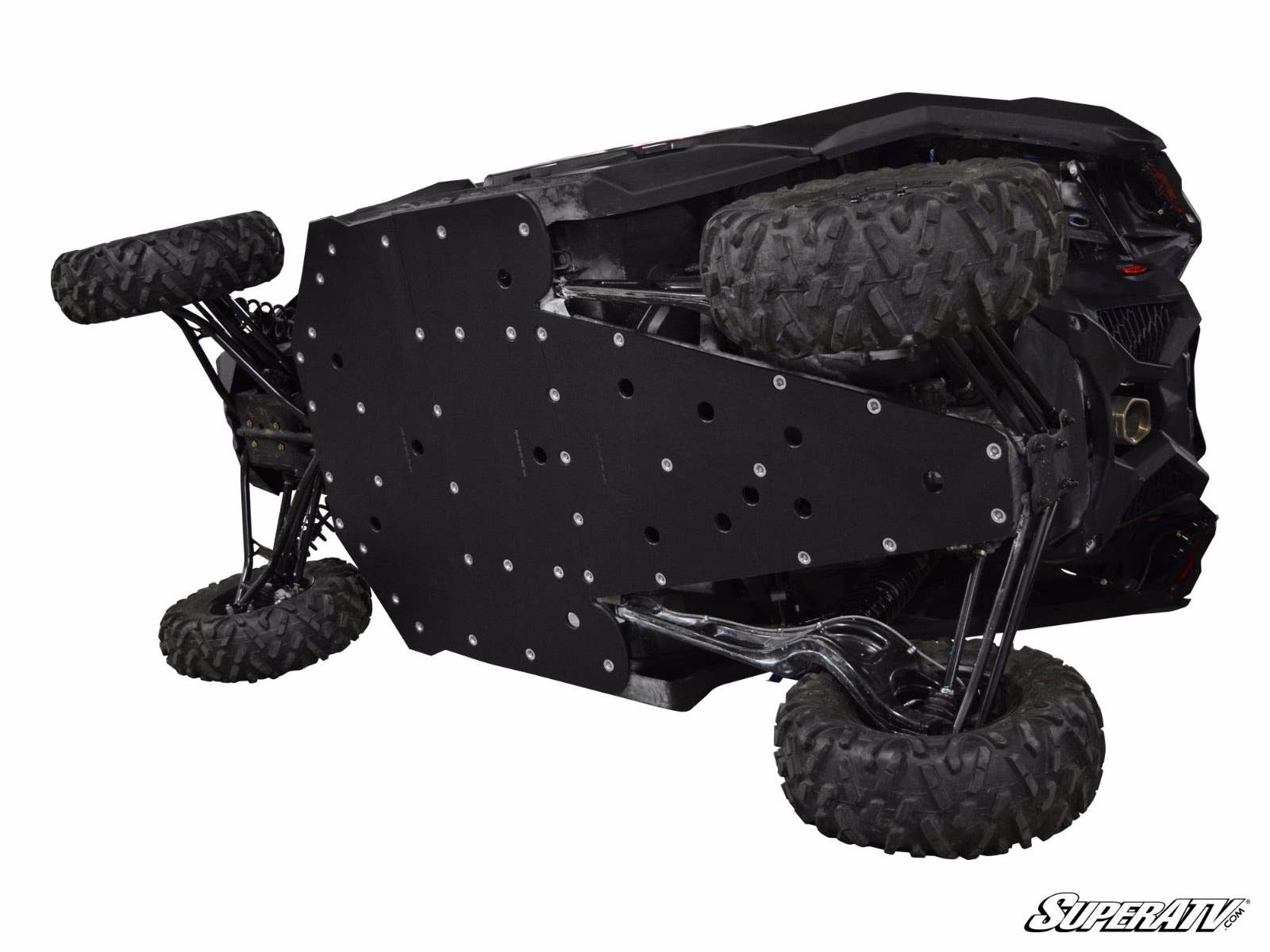CAN-AM MAVERICK X3 FULL SKID PLATE-Pull Plate/Chassis Brace-Super ATV-Black Market UTV
