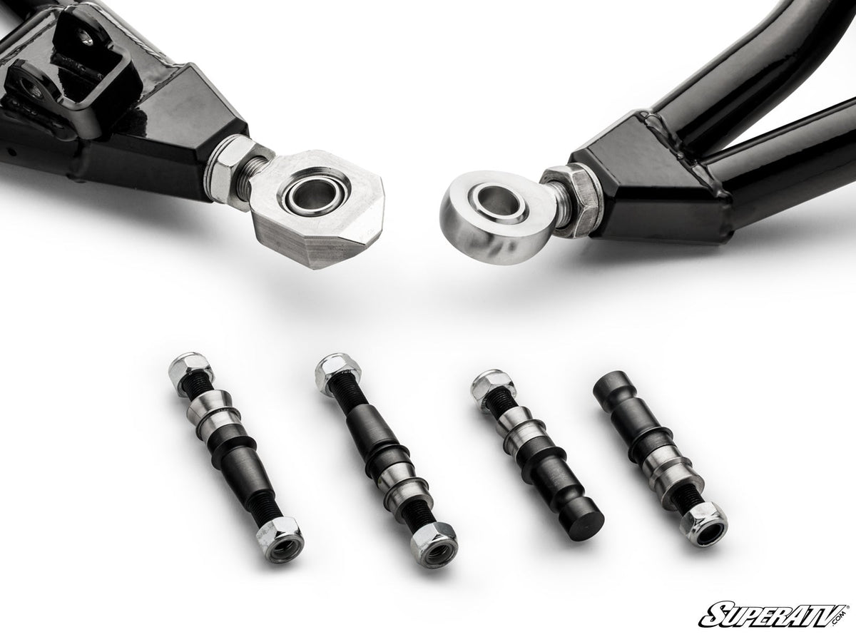 Can-Am Maverick X3 Atlas Pro Heim Joint 1.5&quot; Forward Offset A-Arms-A-Arms-Super ATV-64 inch Wide-Black Market UTV
