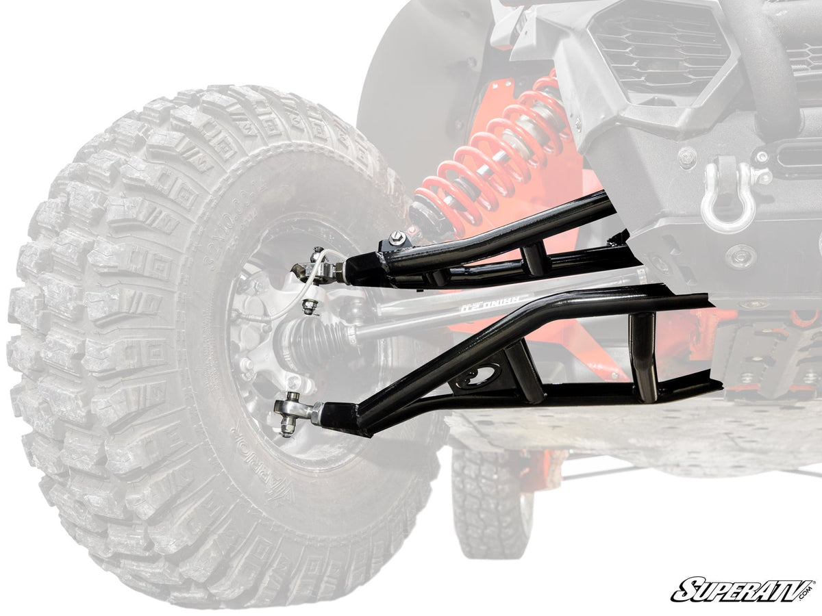 Can-Am Maverick X3 Atlas Pro Heim Joint 1.5&quot; Forward Offset A-Arms-A-Arms-Super ATV-64 inch Wide-Black Market UTV