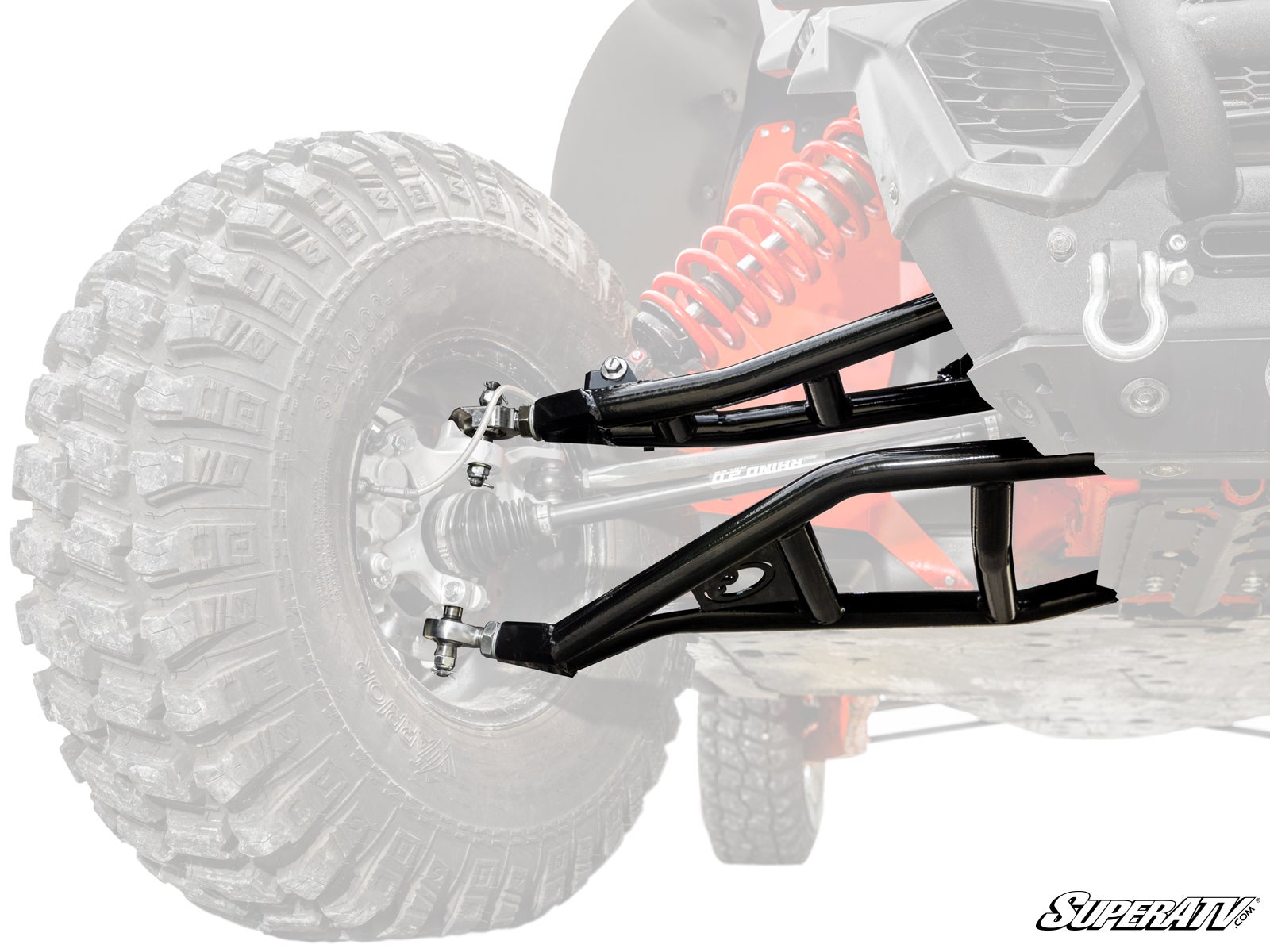 Can-Am Maverick X3 Atlas Pro Heim Joint 1.5" Forward Offset A-Arms-A-Arms-Super ATV-64 inch Wide-Black Market UTV