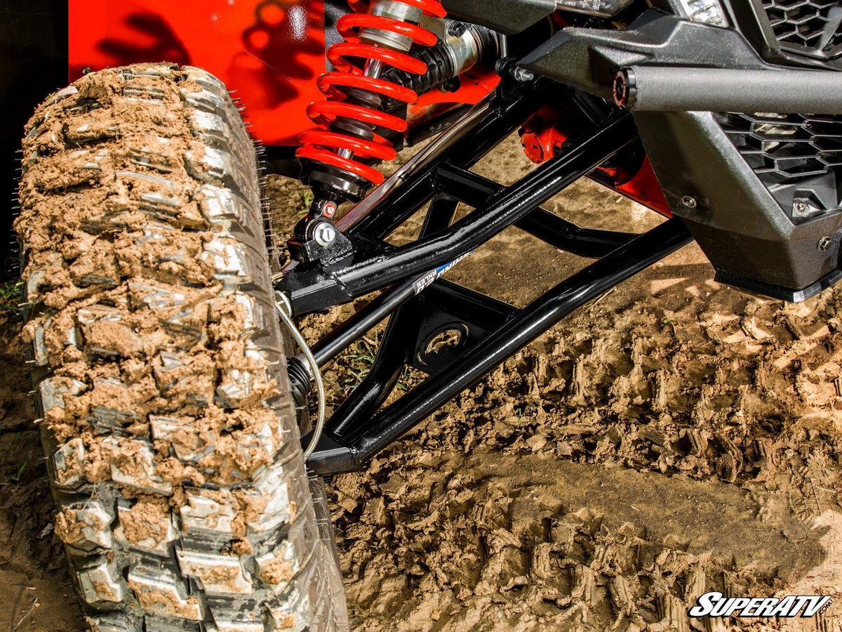 Can-Am Maverick X3 Atlas Pro Heim Joint 1.5&quot; Forward Offset A-Arms-A-Arms-Super ATV-64 inch Wide-Black Market UTV