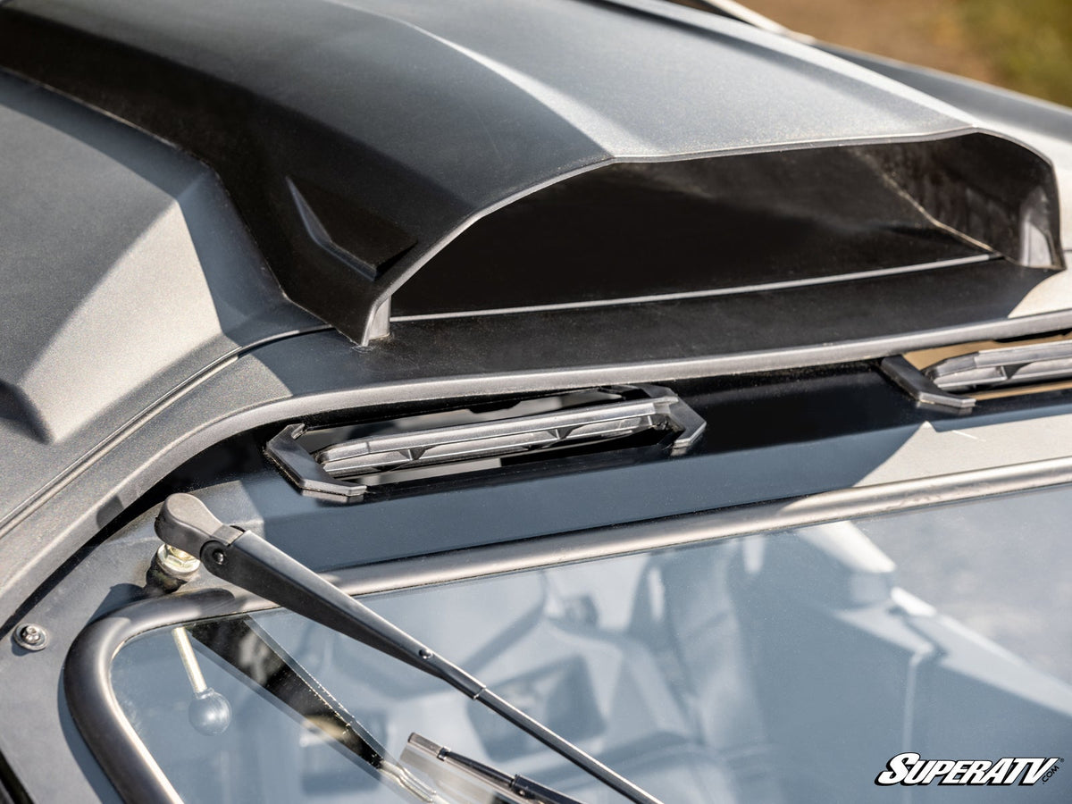 Can-Am Maverick R Glass Windshield-Windshield-Super ATV-Driver &amp; Passenger Side Wipers-Black Market UTV