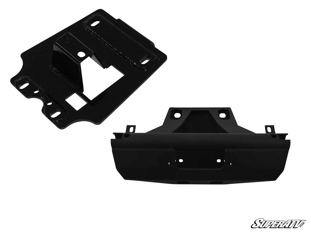 CAN-AM MAVERICK X3 WINCH MOUNT PLATE KIT-Winch Mount-Super ATV-64 inch Wide-No just the Winch Mount Plate-3500 lb.-Black Market UTV