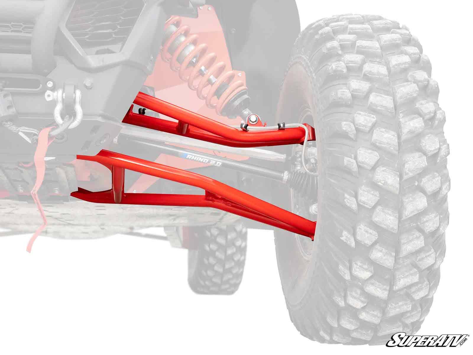 CAN-AM MAVERICK X3 HIGH CLEARANCE 2" FORWARD OFFSET A-ARMS-Super ATV-Super Duty 300M-Black-Black Market UTV