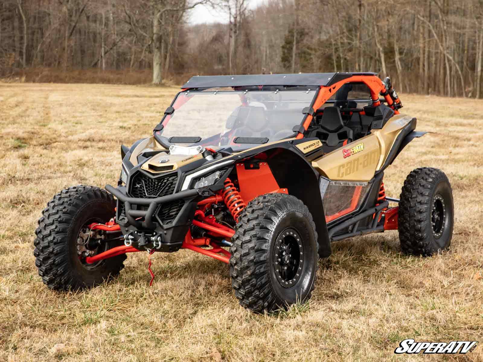 CAN-AM MAVERICK X3 HIGH CLEARANCE 2" FORWARD OFFSET A-ARMS-Super ATV-Super Duty 300M-Black-Black Market UTV