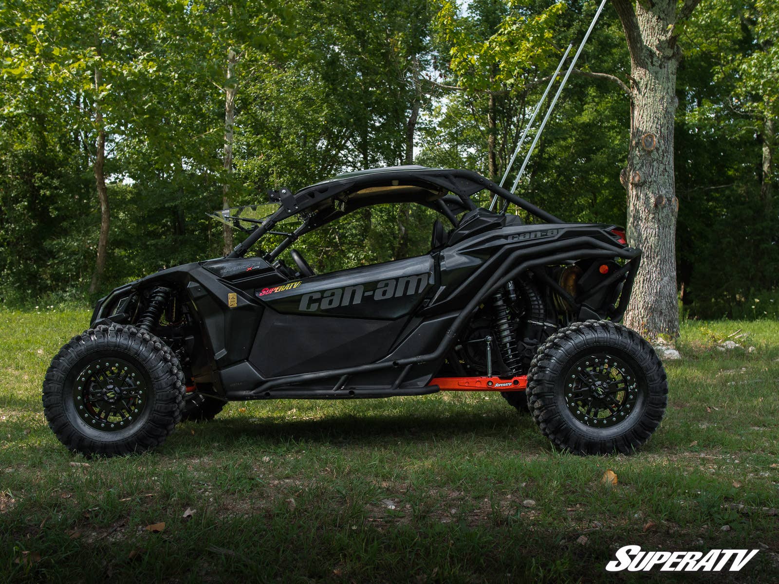 CAN-AM MAVERICK X3 LONG TRAVEL KIT - RED-Suspension-Super ATV-Standard - Smart-Lok-Super Duty 300M-Black Market UTV