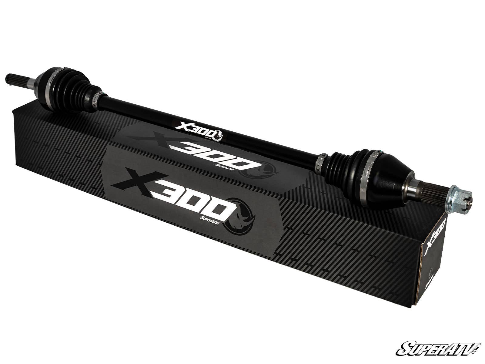 CAN-AM MAVERICK X3 BIG LIFT KIT HEAVY-DUTY AXLE—X300-Axles-Super ATV-6 inch Lift Kit Axles-Front Left Axle-Black Market UTV