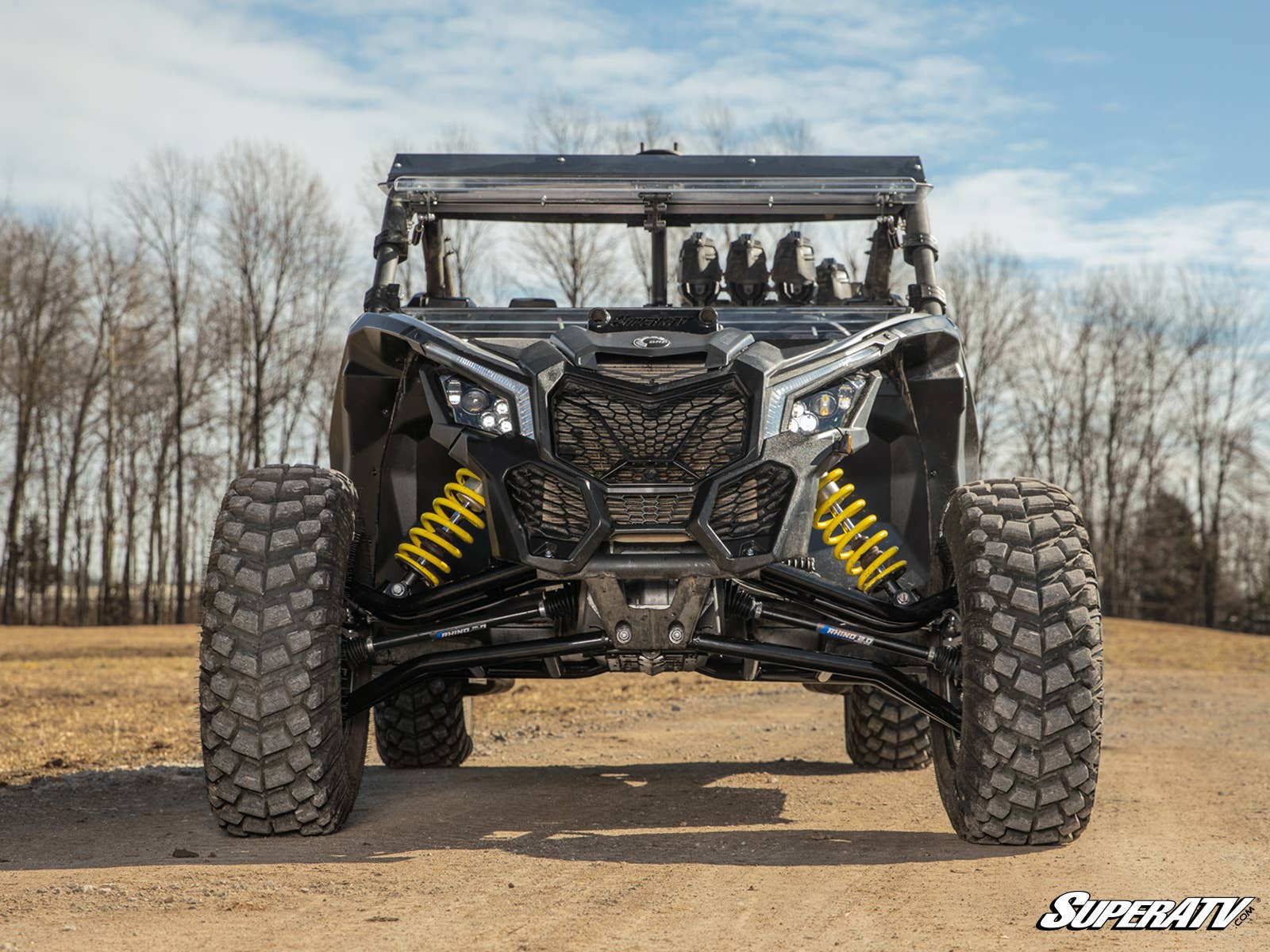CAN-AM MAVERICK X3 ATLAS PRO A-ARMS-Super ATV-64 inch Wide-Super Duty 300M-Black-Black Market UTV