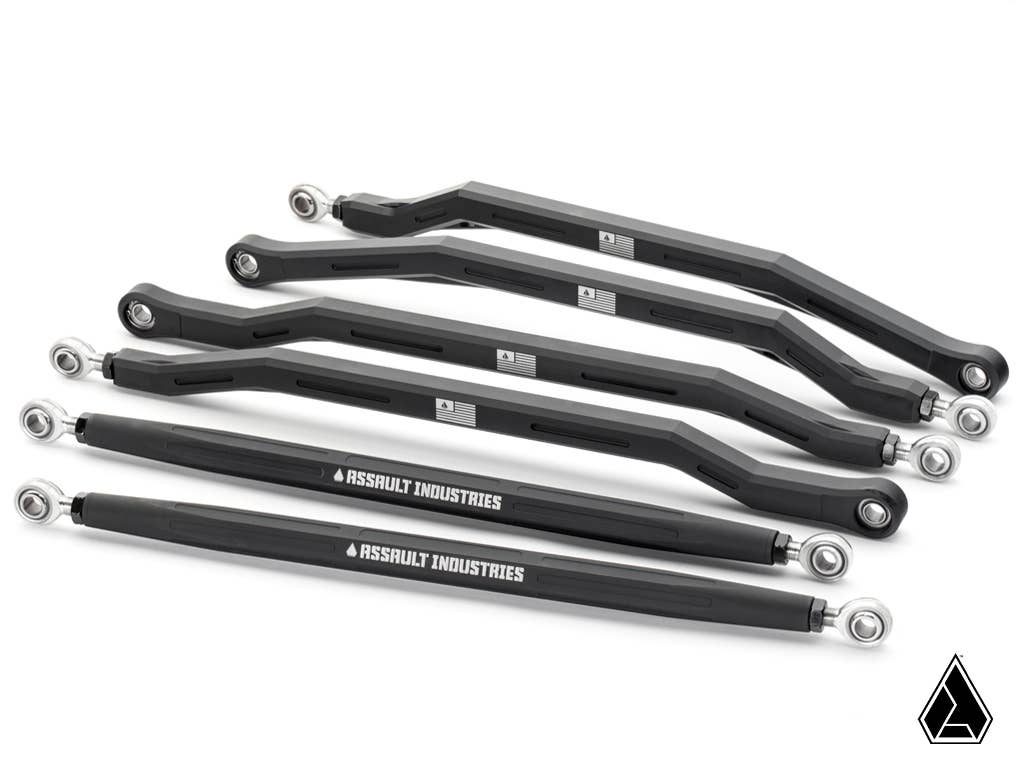 ASSAULT INDUSTRIES HIGH CLEARANCE RADIUS RODS (FITS: MAVERICK X3 72" MODEL)-Radius Rods-Assault Industries-Black Market UTV