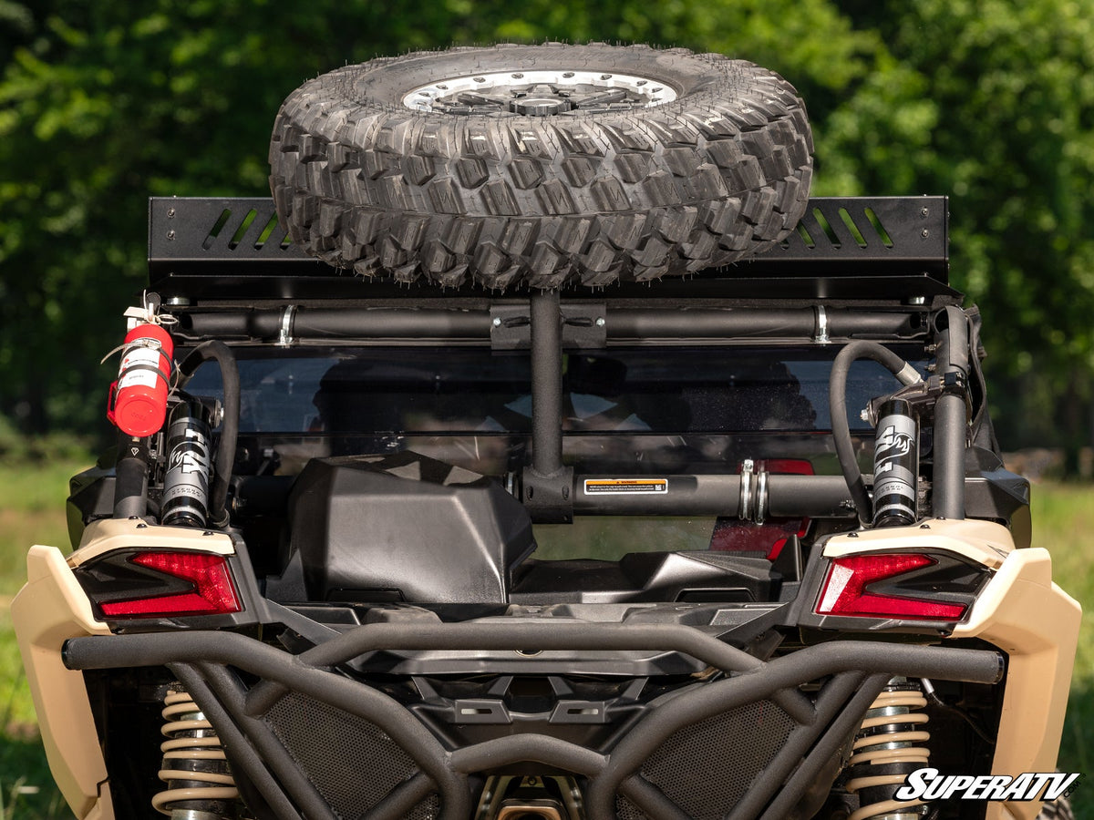 CAN-AM MAVERICK X3 SPARE TIRE CARRIER-Spare Tire Carrier-Super ATV-Black Market UTV