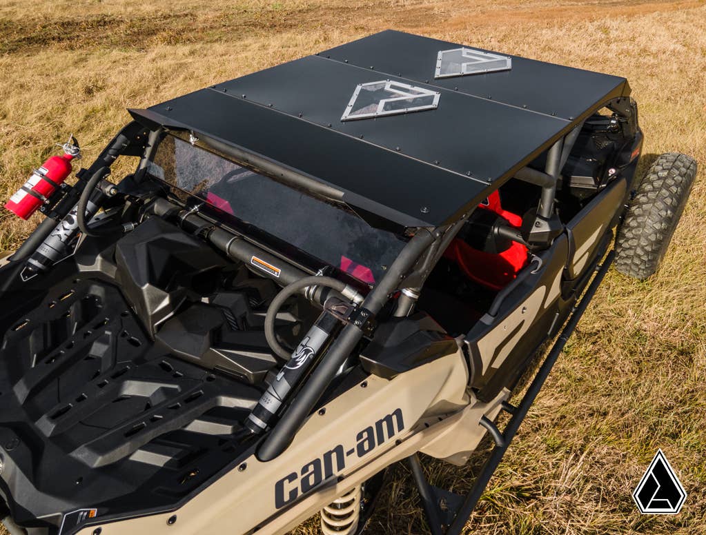 ASSAULT INDUSTRIES CAN-AM MAVERICK X3 MAX ALUMINUM ROOF WITH SUNROOF-Super ATV-Black Market UTV
