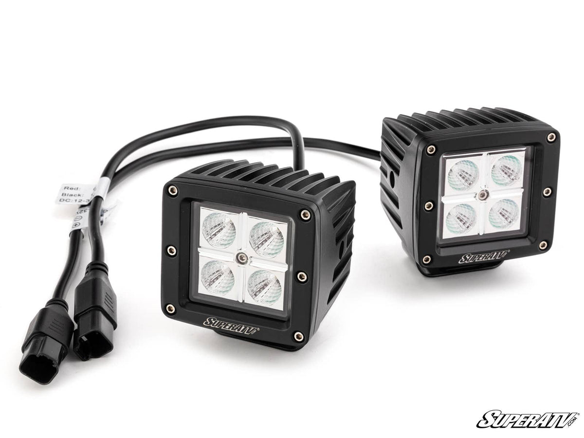 3&quot; LED CUBE LIGHTS-Lighting Pods-Super ATV-No Additional Brackets-Black Market UTV